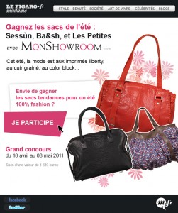 Emailing Madame Figaro – MonShowroom